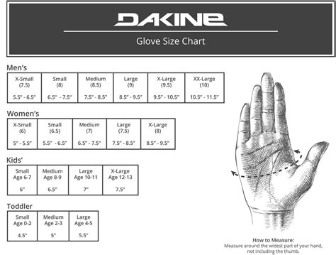 dakine men's omega gloves|dakine glove size chart.